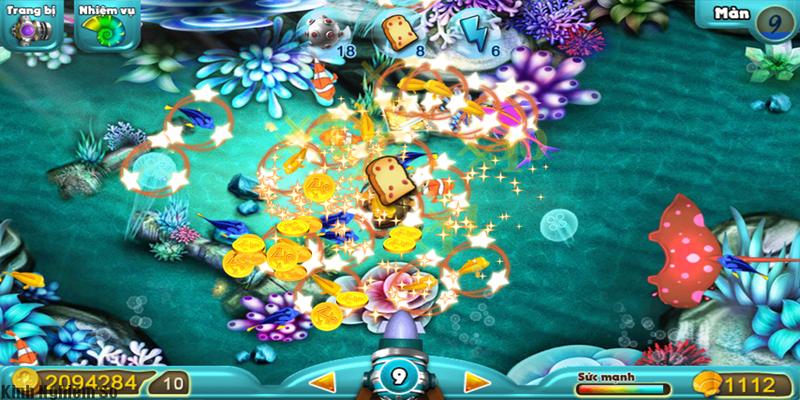 Lượng cá phong phú tại game bắn cá này