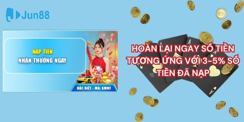 Hoàn tiền liền tay ngay khi khớp lệnh nạp